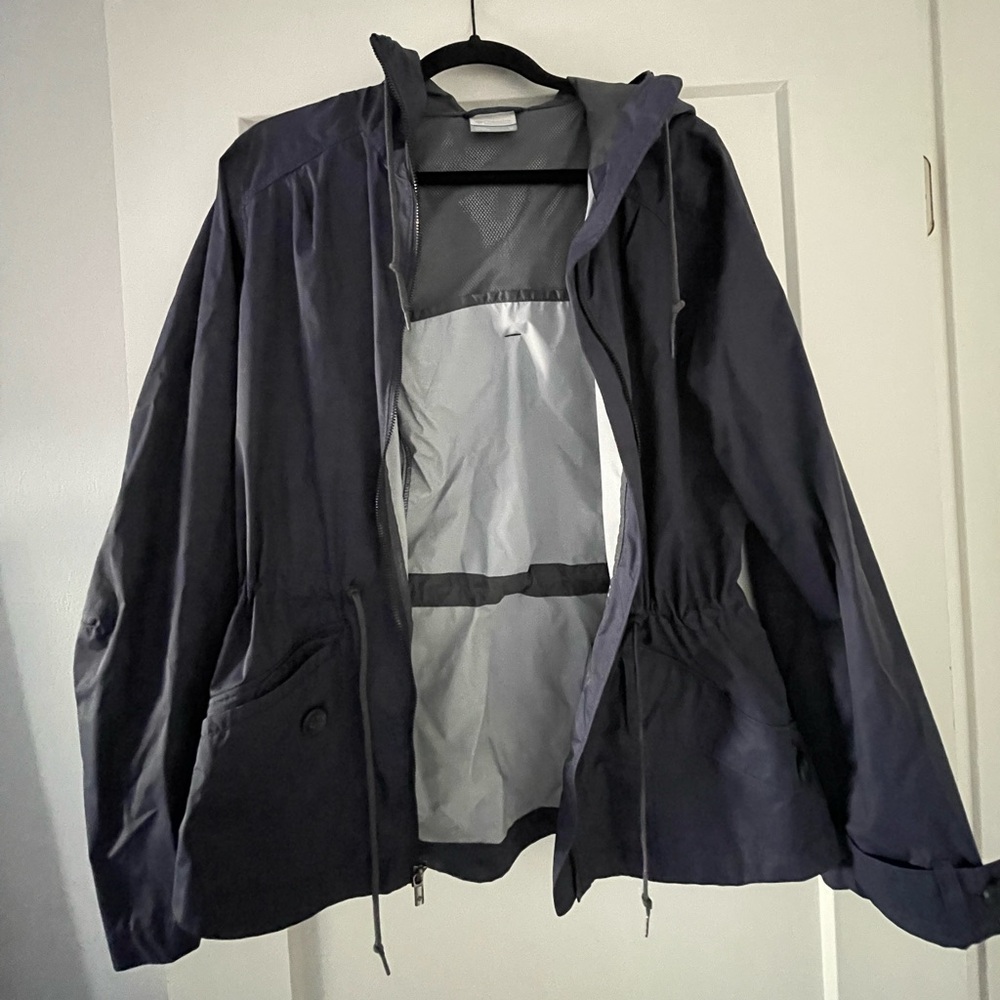 Columbia Women’s Blue Waterproof Rain Jacket